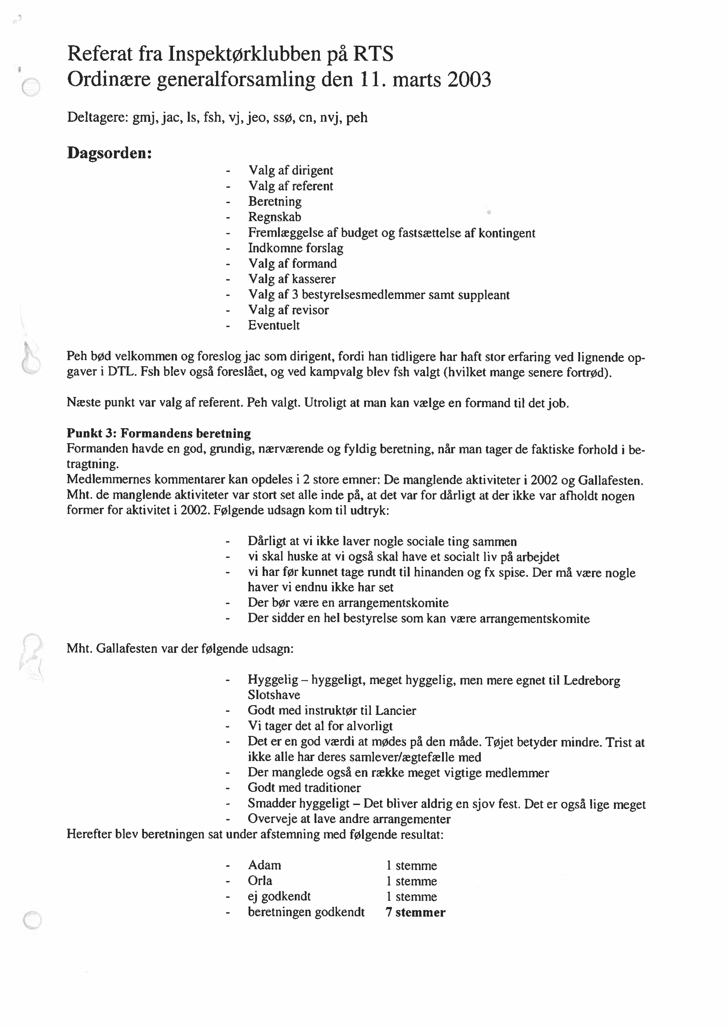 Generalforsamling 110303 1 A